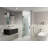 Albedo 26.5 in. x 78 in. Fully Frameless Hinge Shower Door-40013508