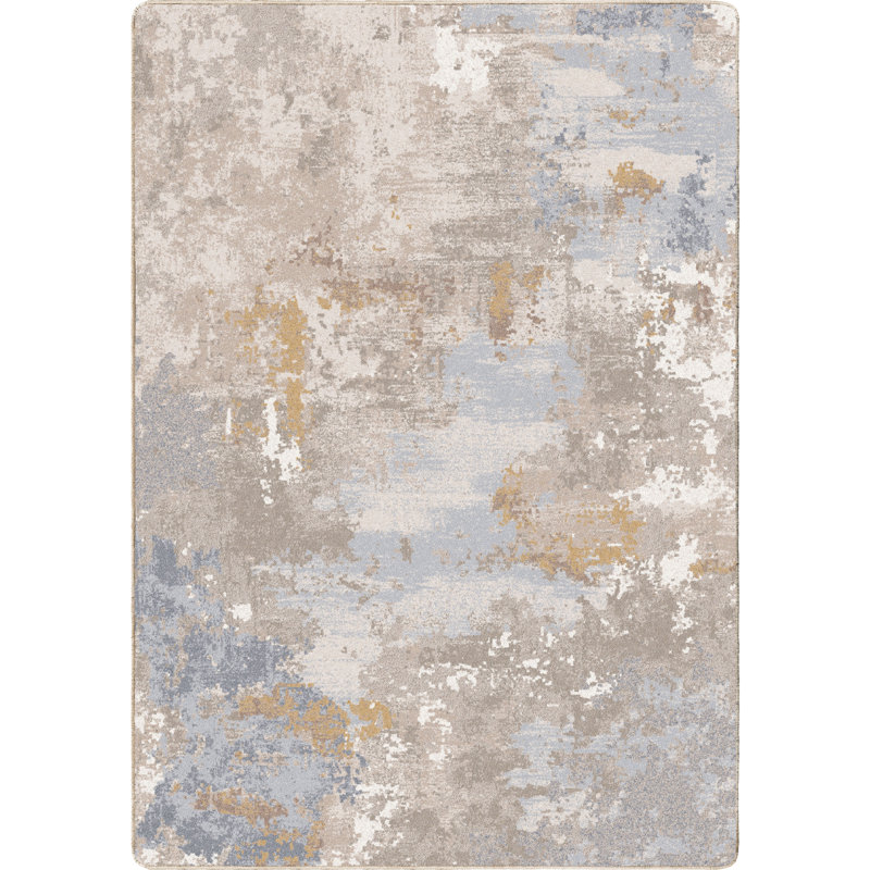 Tapis aquarelle Res Resid Color Drift Sky, Rectangle 5 pi 4 po x 7 pi 8 po