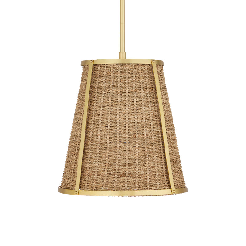 Petit luminaire suspendu Deauville, H 19 po x l 14 po x P 14 po