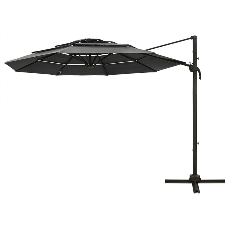 Alisson 300cm Parasol, Anthracite