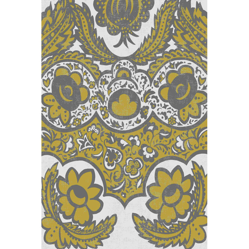 Graphique damassé V, H 18 po x l 12 po
