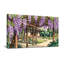 Paysage et nature jardin japonais avec glycines et pavillon-1454125372