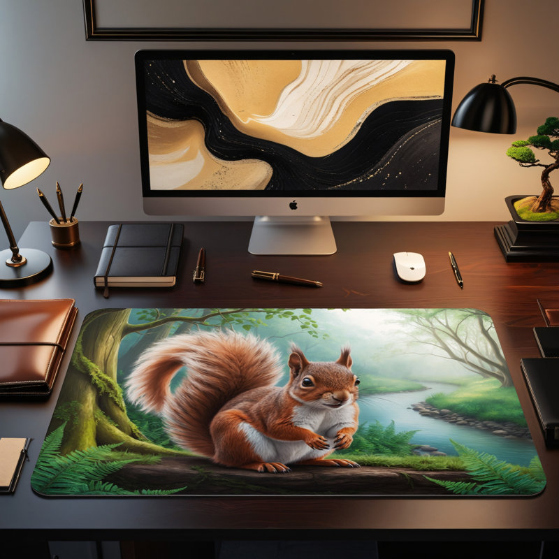 Polyester Desk Pad, 31.5x15.5