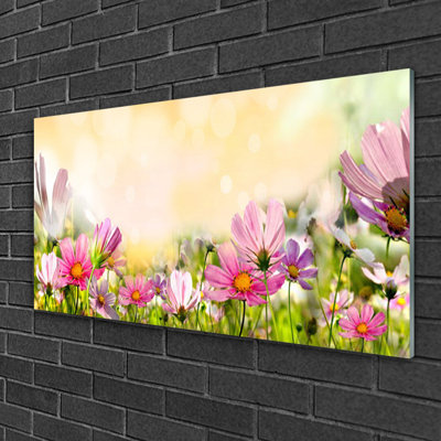 Nature Flowers - Unframed Photograph on Glass