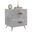 Hilaire 40cm W Iron Bedside Table-125113102-125113100