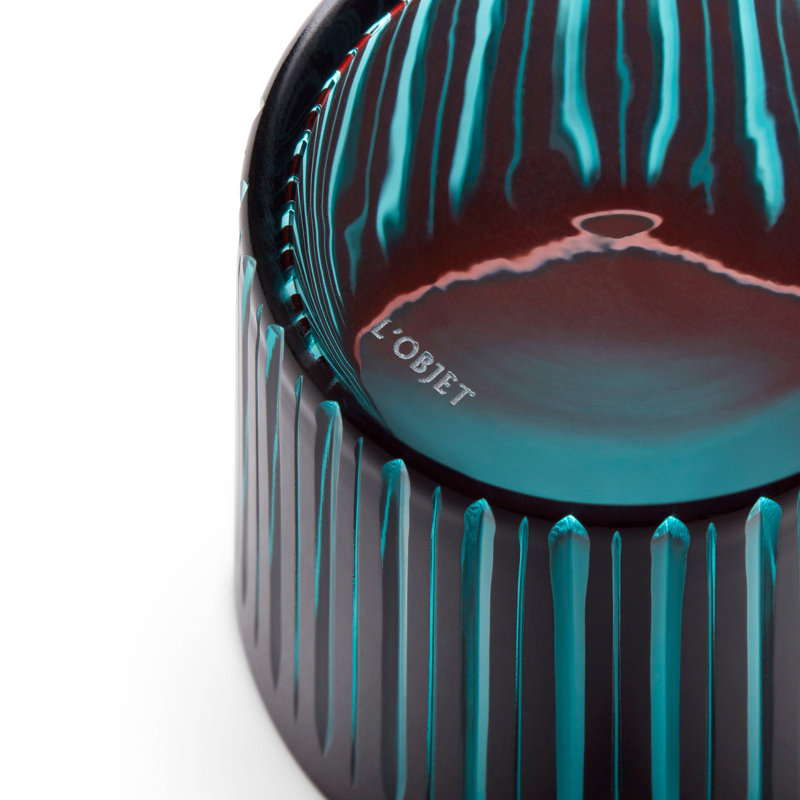 Prism Double Old Fashioned Glasses, Bordeaux, 13 oz.