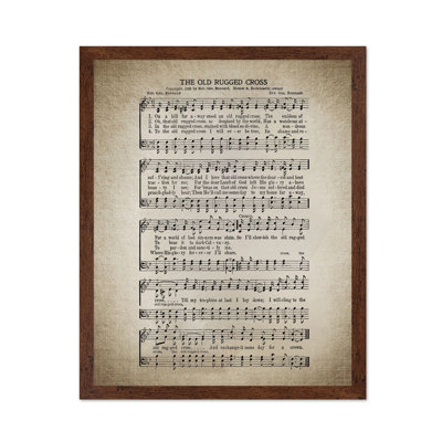 The Old Rugged Cross Hymnal Sheet No2