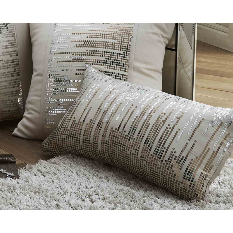 Algedi Striped Rectangular Throw Cushion