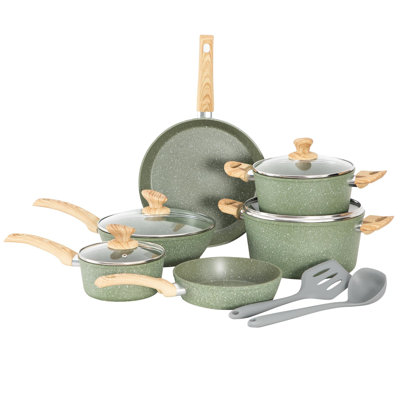 Monalisa 12 - Piece Aluminum Cookware Set