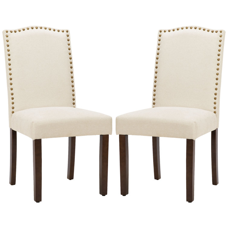 Akeesha Fashionable Classic Fabric Upholstered Parsons Chairs