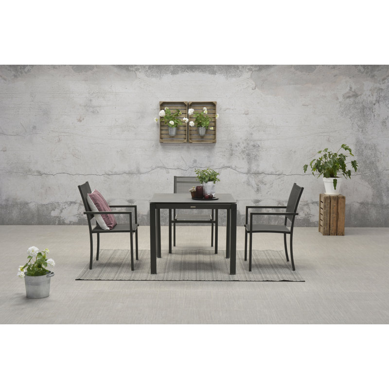 Gingras Stacking Patio Dining Armchair