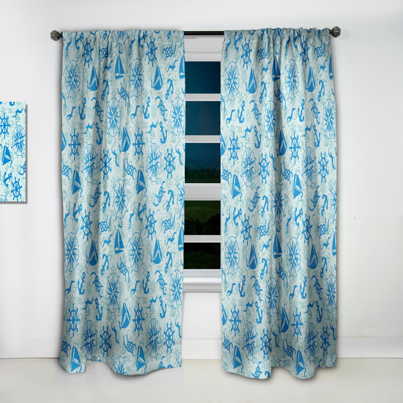 Velvet Blackout Single Curtain Panel, 52" W x 95" L