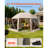 Pop up Gazebo Screen Tent, 15 x 15 ft, 13-Sided Spherical Camping Canopy Tent with Removable Top & Carry Bag, Quick-Set & Bite-Proof, Screen House Sun Shelter for 12-15 Persons, Beige