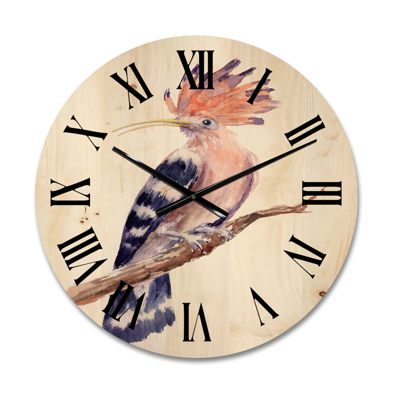 Horloge murale Hoopoe, Moyen