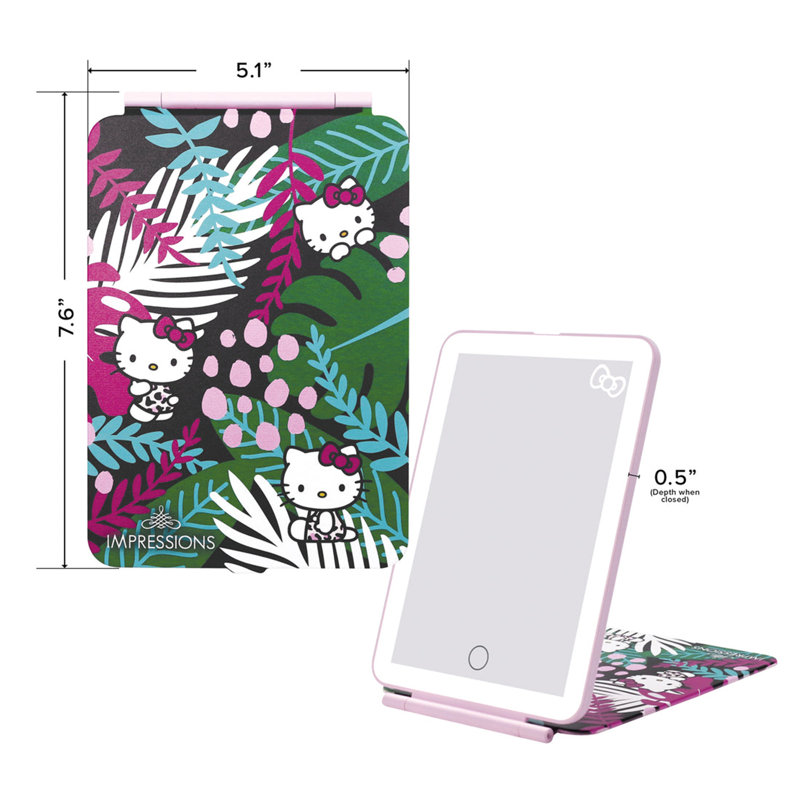 Mini miroir de maquillage Hello Kitty Touch Pad