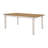 Luthor 5 - Piece Extendable Dining Set in Brown and White