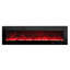 Foyer électrique encastré ou mural 72 "avec écran tactile 72", flamme 3D 13 couleurs, minuterie, 750W / 1500W, protection contre la surchauffe, télécommande-1689849008