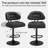 Set of 2 Ergonomic Swivel Bar Stools -476395651