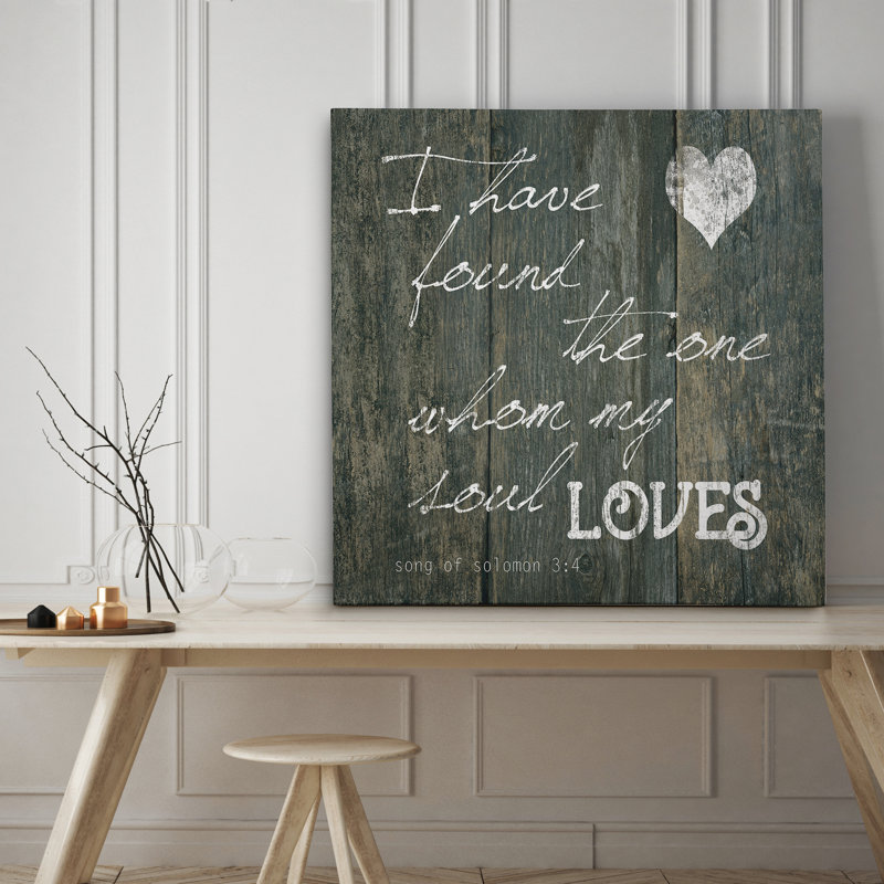 «Soloman 3: 4», reproduction d'art textuel, H 32 po x l 32 po x P 1,5 po, Toile tendue