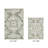 Danitra 100% Cotton Machine Washable Bath Rug Set-913110453-913110412