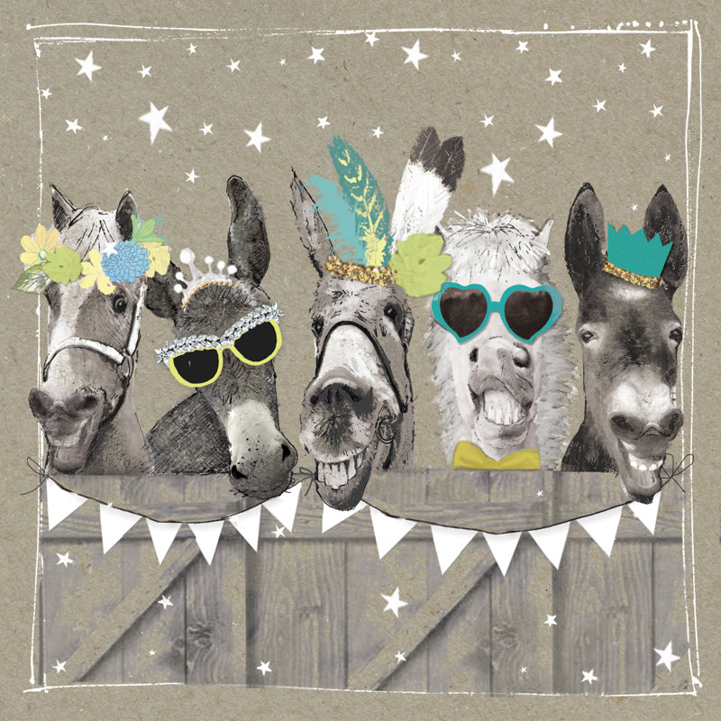 Fancy Pants Farm VI - Wrapped Canvas Print, 76cm H x 76cm W