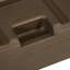 Base de parasol carrée robuste, 88 lb, remplissable, 1,25 po, 1,5 po, compatible avec 2 poteaux, support en acier, confortable, support remplissable brun, lb, carré, polyvalent, extérieur