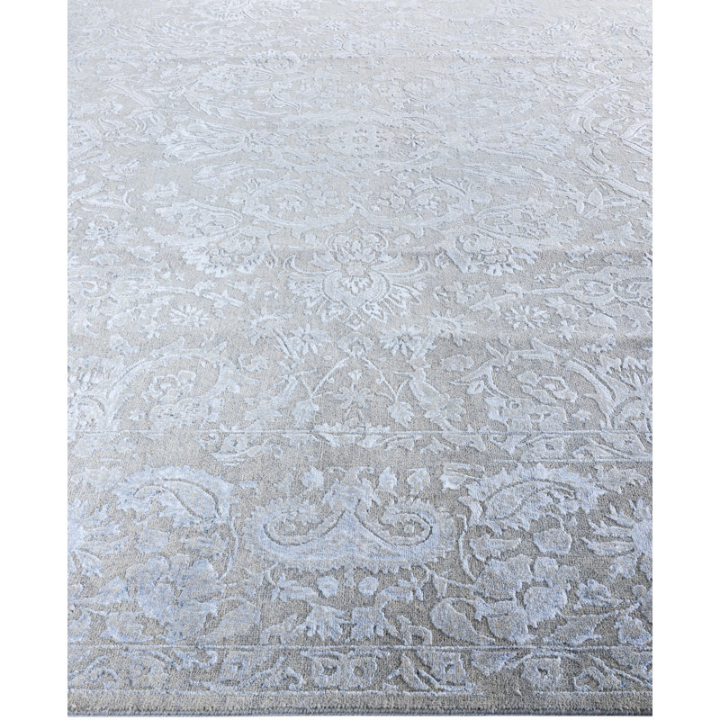 Overdyed One-of-a-Kind 9' 2" X 12' 5" Hand Knotted Area Rug