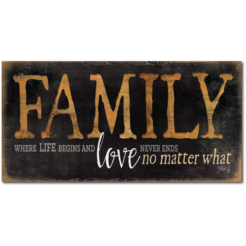 « family love », impression sur toile tendue