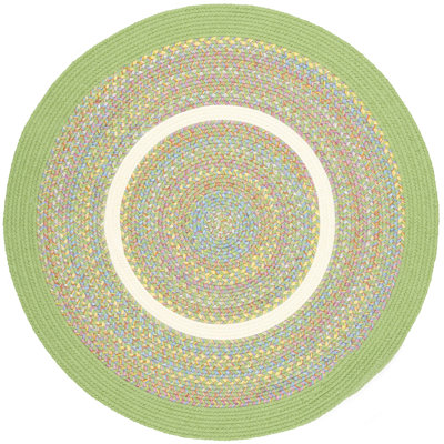 Tapis lime tressé à la main Pavel
