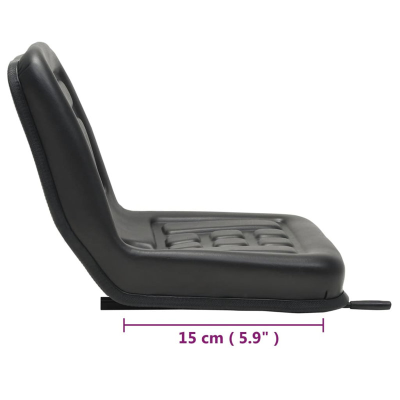 Siège de tracteur universel Vidaxl noir