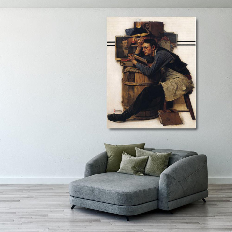 Law Student, 35" H x 28" W