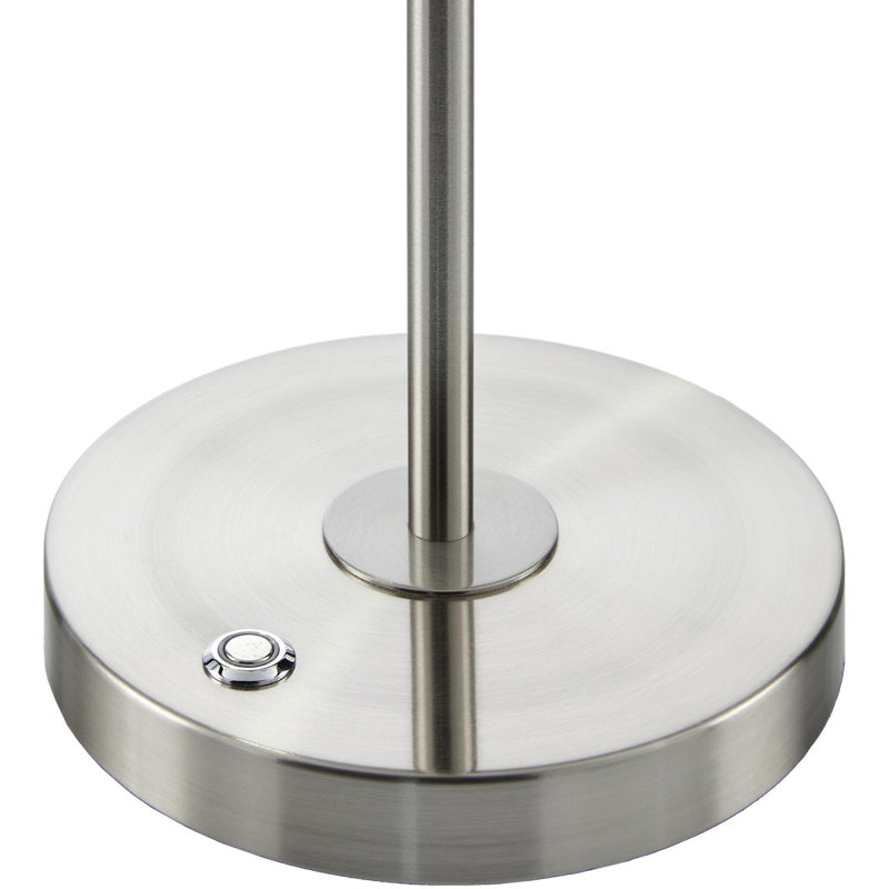 Lampe de table Navana, Nickel métallique