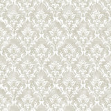 Azulejo Distressed Floral Damask 33' L x 21" W Wallpaper Roll
