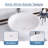 52.7 inch Freestanding Solid Surface Soaking Bathtub In Matte White
