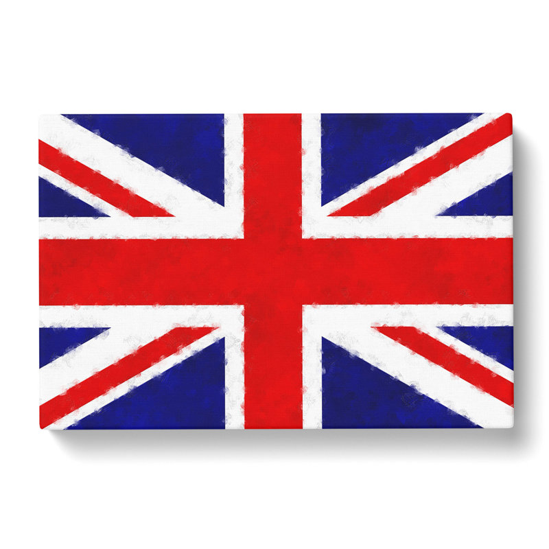 Union Jack British Flag Vol.1 - Wrapped Canvas, 40cm H x 60cm W x 3cm D