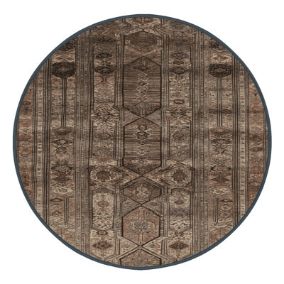 Tapis brun lavable à la machine