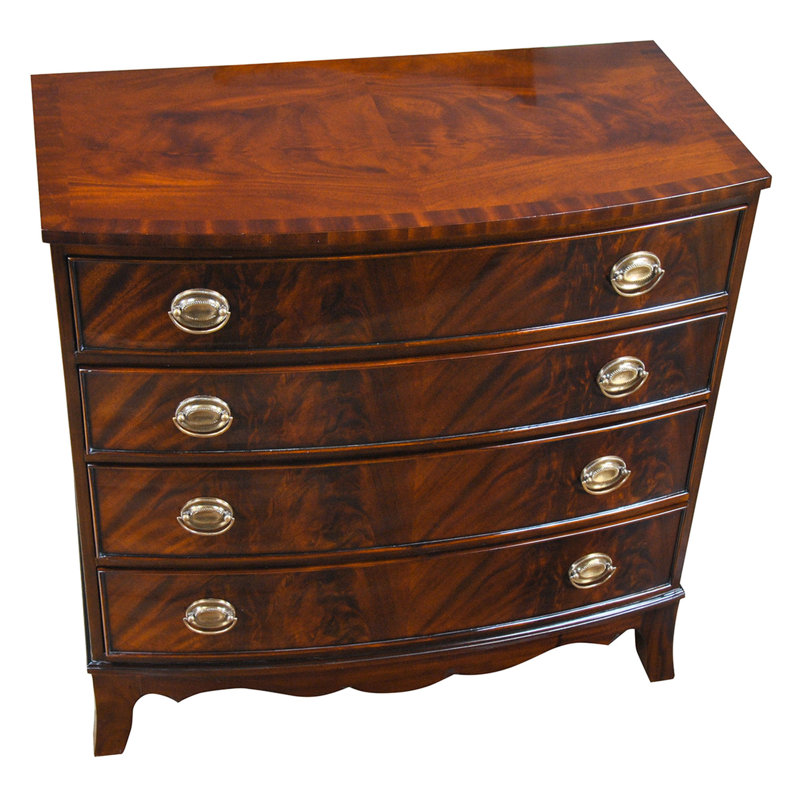 Valensia Solid Wood 42'' W 4 - Drawer Dresser