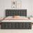 Bed Frame with Adjustable Headboard-2145460536-2115396300