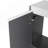 12" Bathroom Side Cabinet,Soft Close Doors,Float Mounting Design