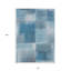 Tapis intérieur lavable abstrait bleu denim et bleu marine HomeRoots 10 pi x 14 pi