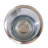 Modern Wood Pillar Candle Holder with Metal Sphere Accent - Decorative Tall Tabletop Candlestick Holder for Living Room - Gray-923522699