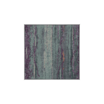 Machine Washable Gray Area Rug