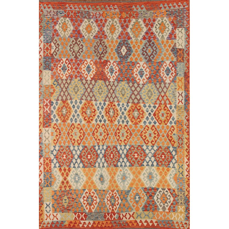 Tapis oriental géométrique 8 x 11