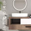Lavabo de salle de bain vasque ovale blanc mat 15 po FRALIMK