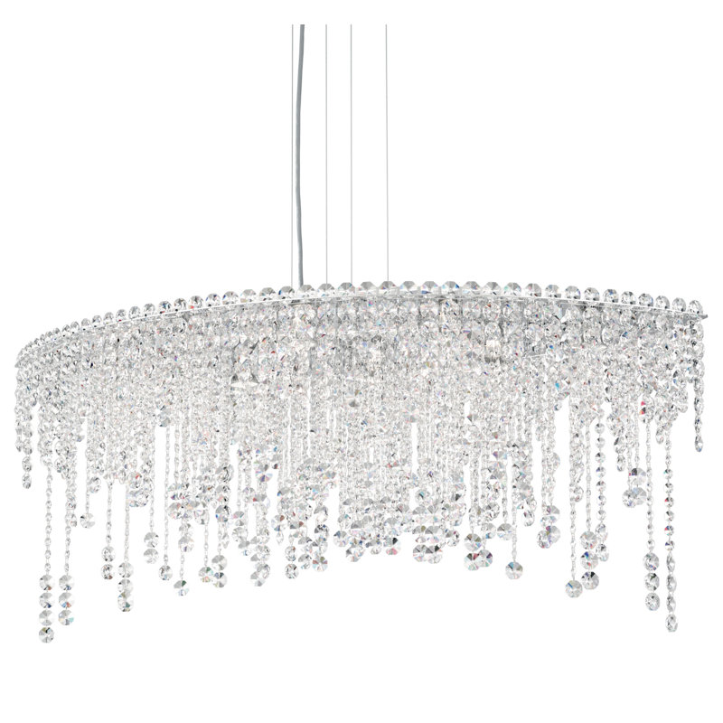 Chantant 8 - Light Chandelier, Heritage Handcut