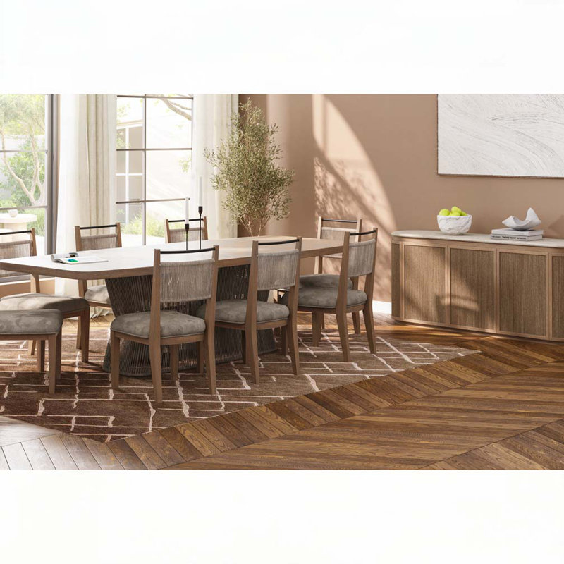 Dining Chairs,Rope Back Chair, Brown