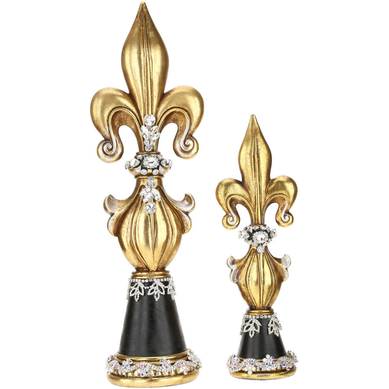 Ensemble de 2 bijoux à fleur de lys