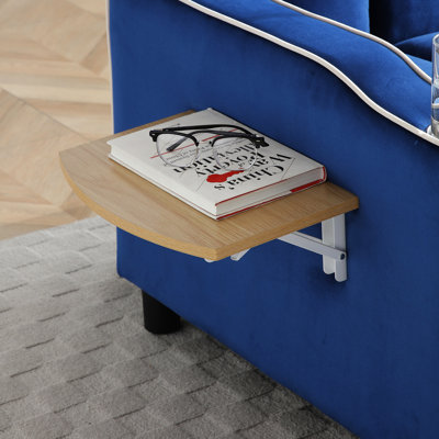 Blue Bed With Detachable Phone Holder & Easy Assembly Versatile Sleeper Chair For Living Room (blue