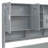 Full Size Wooden Daybed With 2 Drawers, And All-In-One Cabinet And Shelf, Gray-903016299