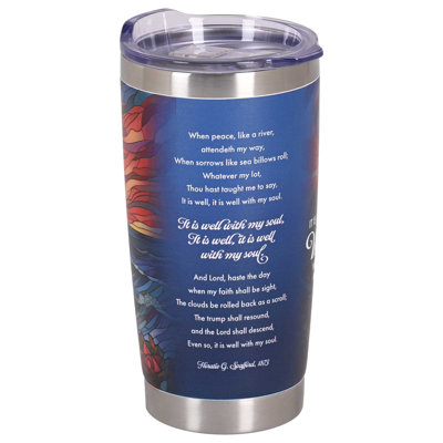 Tumbler It Is Well With My Soul 20 Oz